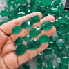 250 Carat scoop of Lab-Grown Emerald Doublet Faceted Gemstones | 10–30mm