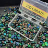 Week 1: 50Cts of Natural Black Opal Cabochons | 5–9mm | 50–60 Pcs | M - The LabradoriteKing
