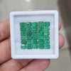 30pcs Of Natural Emerald Faceted | 5x4mm| Rectangle - The LabradoriteKing