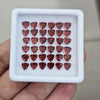 36pcs Natural Mozambique Cherry Garnet Faceted | Trillion | Size: 5mm - The LabradoriteKing