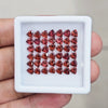 42pcs Natural Mozambique Cherry Garnet Faceted | Trillion | Size: 4mm - The LabradoriteKing