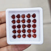 25pcs Natural Mozambique Cherry Garnet Faceted | Teardrop | Size: 6mm - The LabradoriteKing