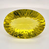 Natural  Lemon Quartz Concave Cut | Shape: Oval | 35x24mm - The LabradoriteKing