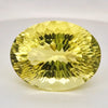 Natural  Lemon Quartz Concave Cut | Shape: Oval | 33x25mm - The LabradoriteKing