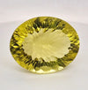 Natural  Lemon Quartz Concave Cut | Shape: Oval | 36x28mm - The LabradoriteKing