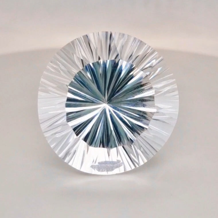 Natural  Clear Quartz Concave Cut | Shape: Oval | 29mm - The LabradoriteKing