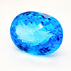 Natural Swiss Blue Topaz Checker Cut | Oval | 18x13mm - The LabradoriteKing