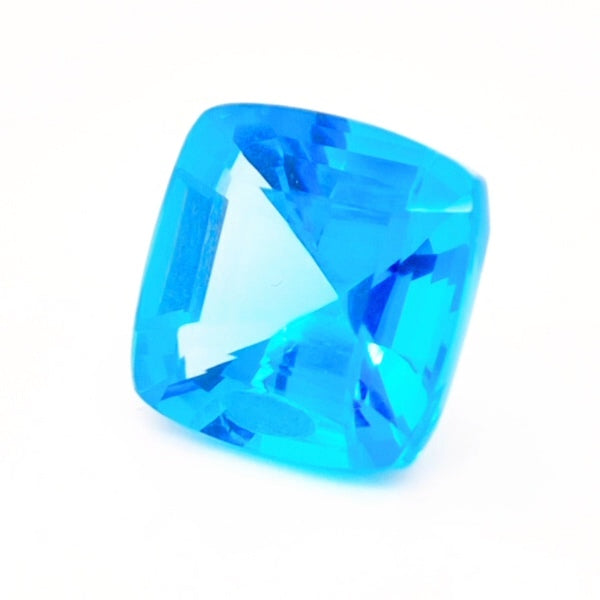 Natural Swiss Blue Topaz Faceted | Square | 14mm - The LabradoriteKing