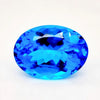 Natural Swiss Blue Topaz Faceted | Oval | 17x13mm - The LabradoriteKing