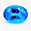 Natural Swiss Blue Topaz Faceted | Oval | 18x13mm - The LabradoriteKing