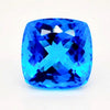 Natural Swiss Blue Topaz Faceted | Square | 14mm - The LabradoriteKing