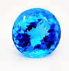 Natural Swiss Blue Topaz Faceted | Round | 15mm - The LabradoriteKing