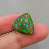 Ethiopian Black Smoked Opal Cabochon | Trillion | Size: 19mm - The LabradoriteKing