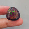 Ethiopian Black Smoked Opal Cabochon | Teardrop | Size: 23x22mm - The LabradoriteKing
