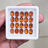 20 Pcs Of Natural Hessonite Garnet Faceted | Shape: Oval | Size:8x6mm - The LabradoriteKing