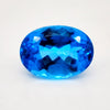 Natural Swiss Blue Topaz Faceted | Oval | 14x10mm - The LabradoriteKing