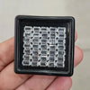 35pcs of Natural White Topaz Faceted  | Rectangle | Size: 6x4mm