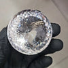 346Cts | Natural Jambo Clear Quartz Faceted | Round | 49mm