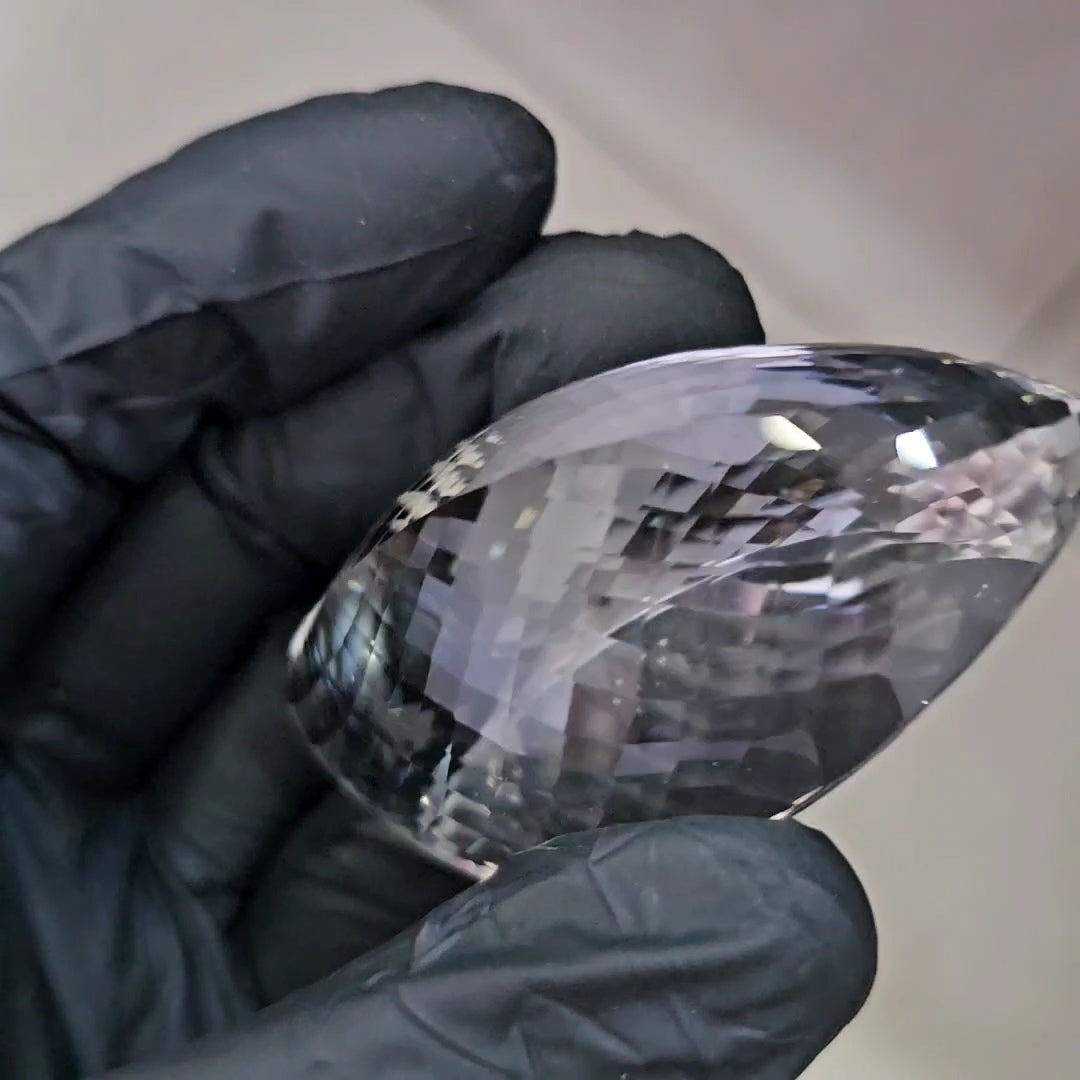 335Cts | Natural Jambo Clear Quartz Faceted | Marquise | 64x35mm