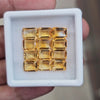 12Pcs Of Natural Citrine Faceted | Rectangle | Size: 8x6mm