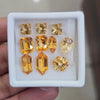 10Pcs Of Natural Citrine Faceted | Shape: Mix | Size: 6-13mm