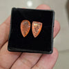 2Pcs Natural Sunstone Faceted | Mix Shape | Size: 15-16mm