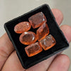 6Pcs Natural Sunstone Faceted | Mux Shape | Size: 10-12mm