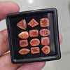 12Pcs Natural Sunstone Faceted | Mix Shape | Size: 7-10mm