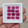 12Pcs Of Natural Ruby Faceted | Rectangle  | Size: 7-8mm