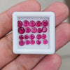 20Pcs Of Natural Ruby Faceted | Round  | Size: 3-5mm