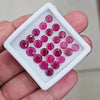 25Pcs Of Natural Ruby Faceted | Round  | Size: 4-7mm