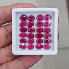 24Pcs Of Natural Ruby Faceted | Oval | Size: 7x5mm
