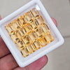 20Pcs Of Natural Citrine Faceted | Rectangle | Size: 9x7mm