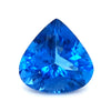 Natural Swiss Blue Topaz Faceted | Teardrop | 14x14mm