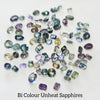 Bi Colour Unheated Sapphire | Madagascar Origin | 4 to 6mm