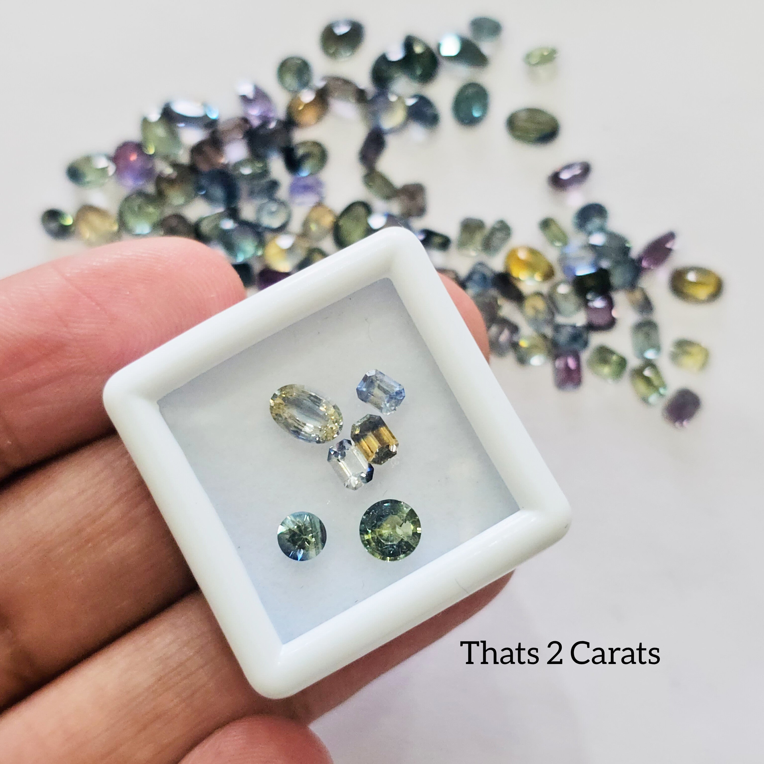 Bi Colour Unheated Sapphire | Madagascar Origin | 4 to 6mm