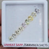 Box Of Natural Sri Lanka Unheated Sapphire  | 5x4mm | Mix Shape