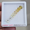 Box Of Natural Sri Lanka Unheated Sapphire  | 6x4mm | Oval