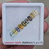Box Of Natural Madagascar Unheated Sapphire  | 6x4mm | Oval