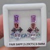 Pair Box Of Natural Sapphire  | 3-5mm | Mix Shape