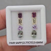 Pair Box Of Natural Sapphire  | 3-6mm | Mix Shape