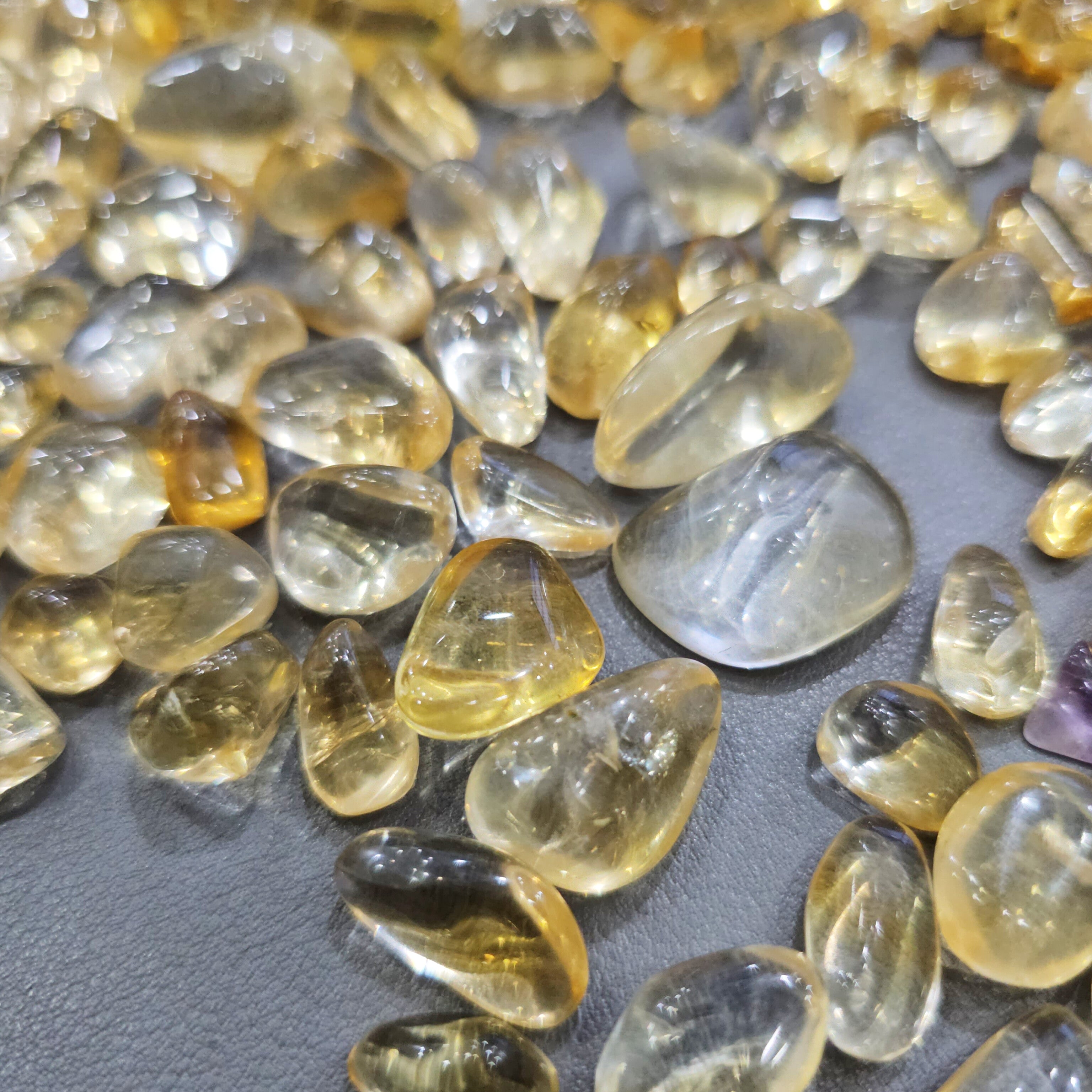 1000 Carats of Unheated Citrine Tumbles | 10mm to 25mm | 80-10 Pcs