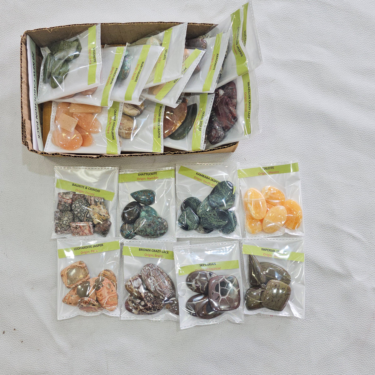 20 Cabochons Set curated for Labor Day | Limited Box | 1KG Box | 100+ Stones