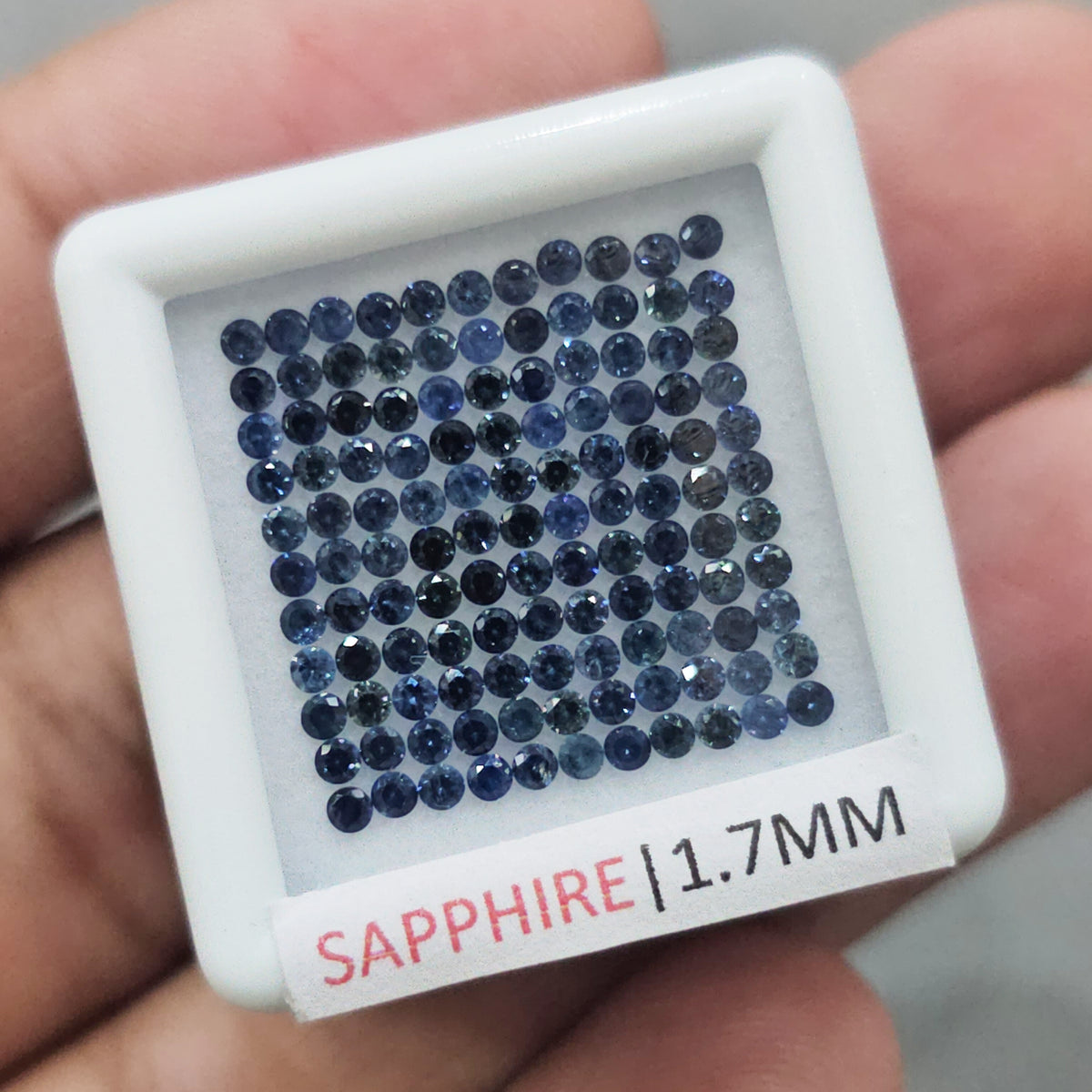 9 Boxes of Sapphire Melee | Ideal-Round Cut | New Pack