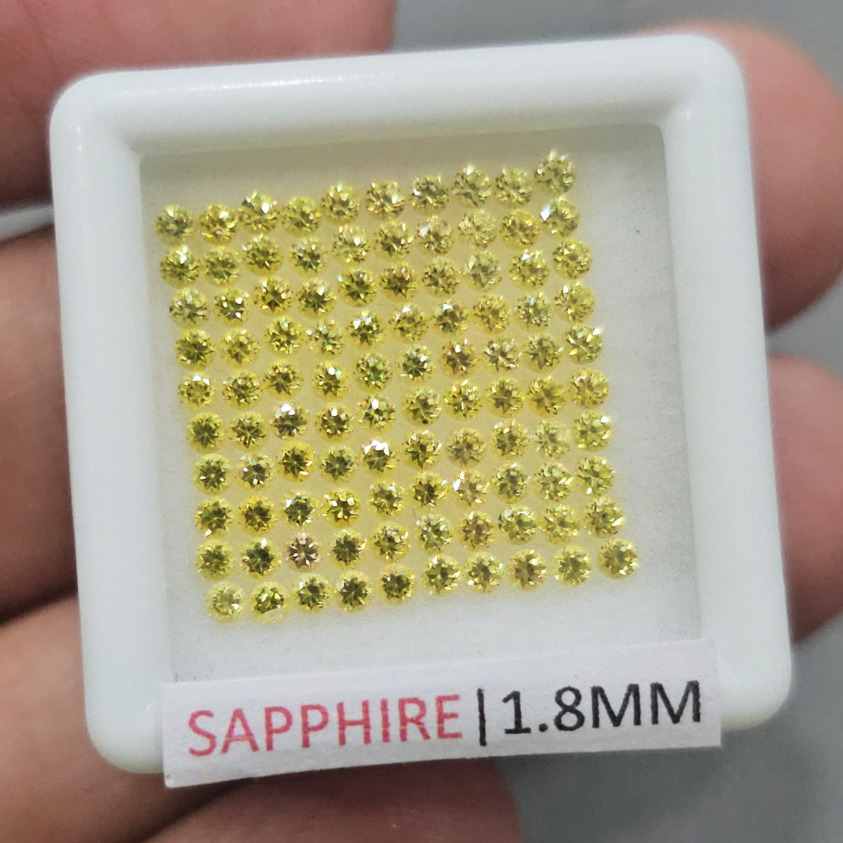 9 Boxes of Sapphire Melee | Ideal-Round Cut | New Pack