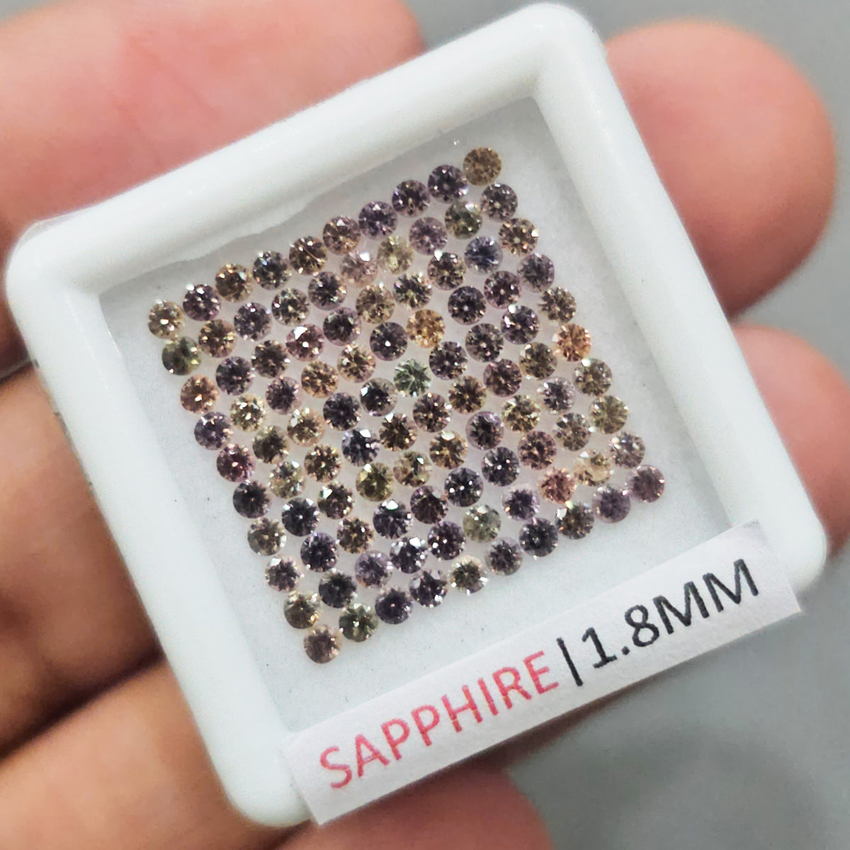 9 Boxes of Sapphire Melee | Ideal-Round Cut | New Pack