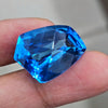 40.3Cts Of Natural Swiss Blue Topaz Checker Cut | Fancy | 23x19mm