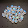 27Pcs Natural Rainbow Moonstone Cabochons | 7-16mm | Shape: Mix - The LabradoriteKing