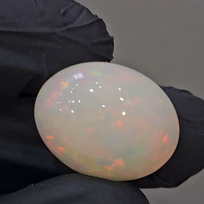 Natural Ethiopian Opal Cabochon Multi Fire | Oval| Size: 20x15mm | 14.3Cts - The LabradoriteKing