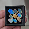 9 Pcs Natural Ethiopian Opal Faceted |Mix|10-13mm|13.1 Cts - The LabradoriteKing